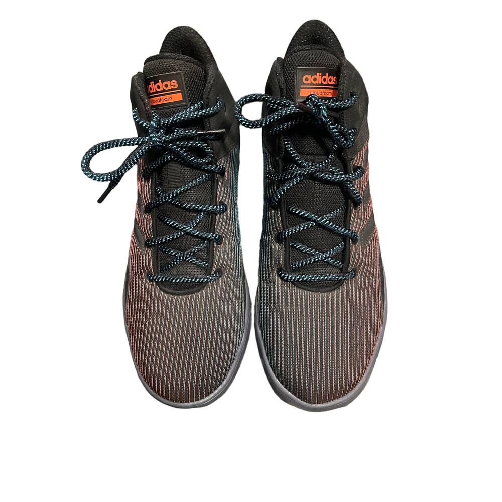 Adidas Cloudform Men’s size 11 Cloud Foot Bed Layer Black Mid Top Sneakers